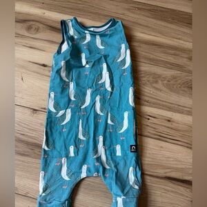 Seagull Print Kids Bodysuit